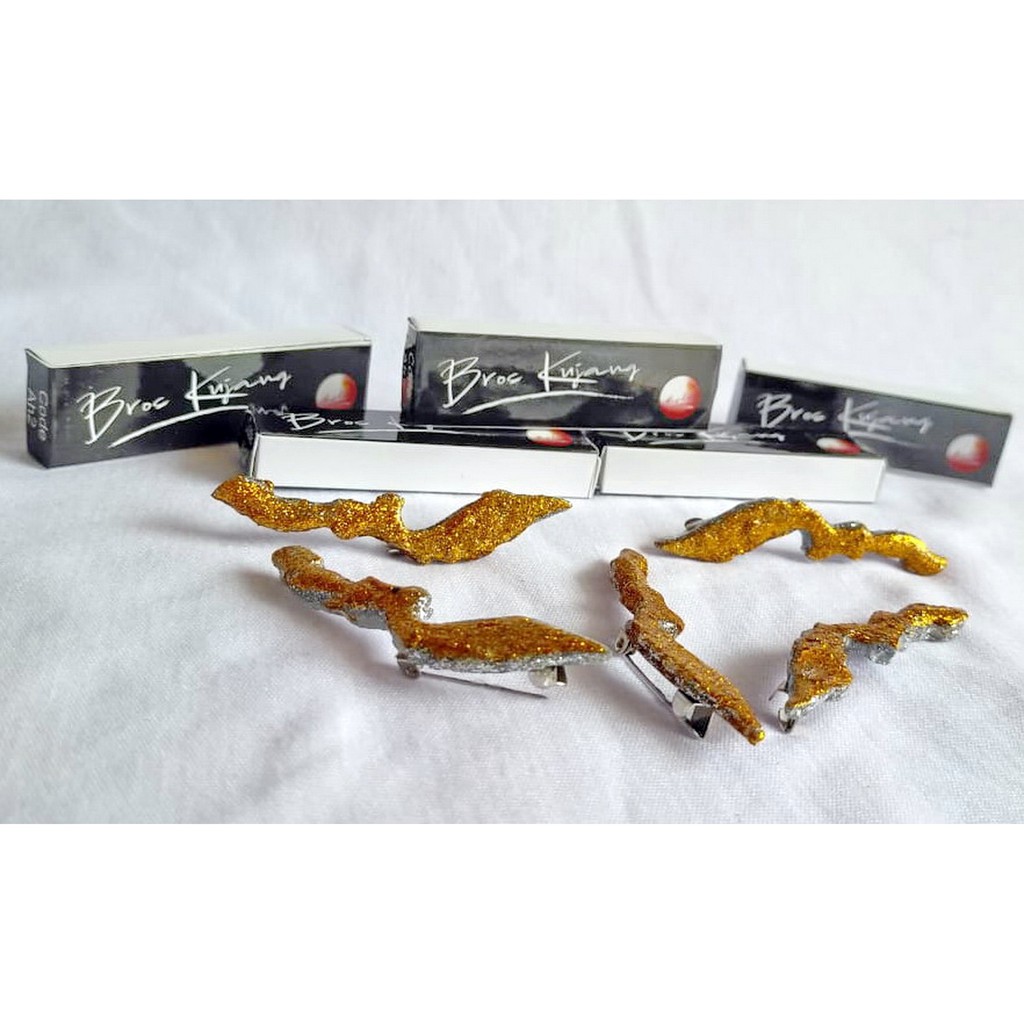 Pin Kujang / Pin Kujang Sunda / Bros Kujang / bross / asesoris kujang /Ah2