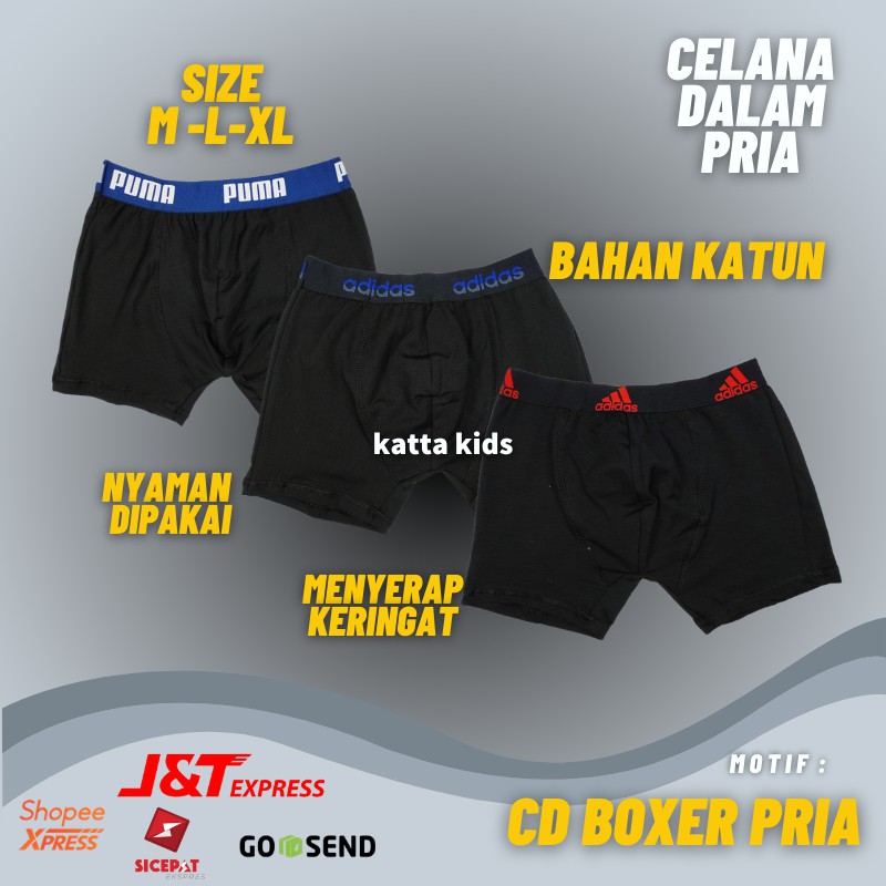 Celana Dalam Pria Kolor Sempak CD Boxer Pria Laki laki Cowok Dewasa