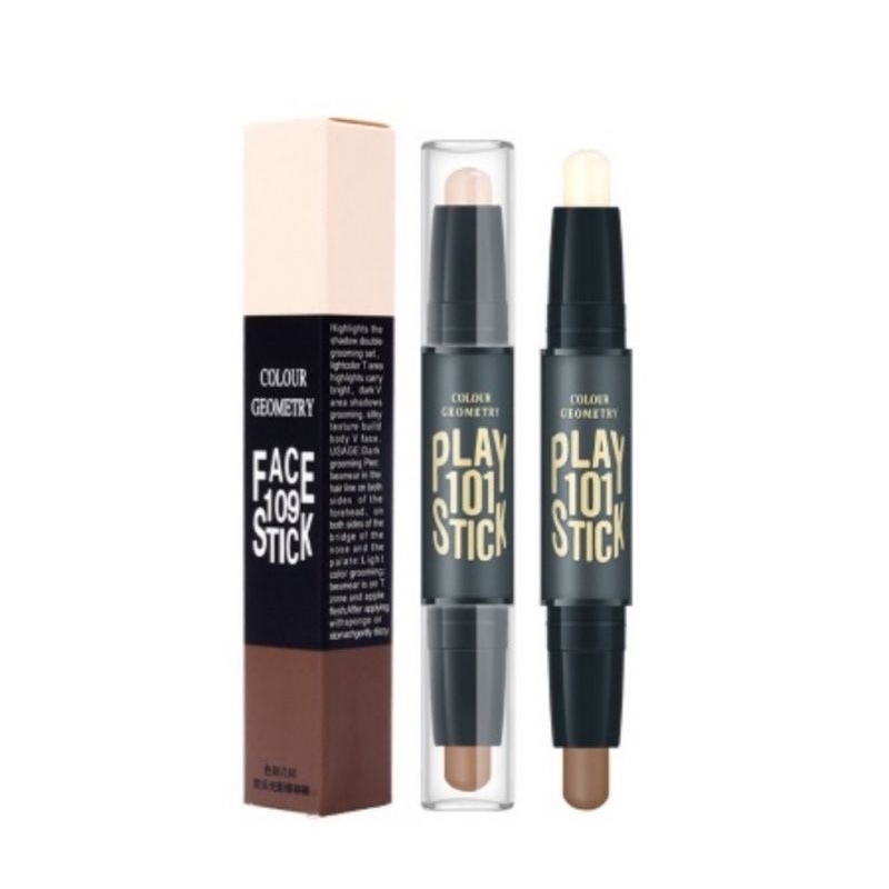 LAMEILA CONTOUR GEOMETRY PLAY STICK CONCEALER HIGHLIGHTER CONTOUR STICK