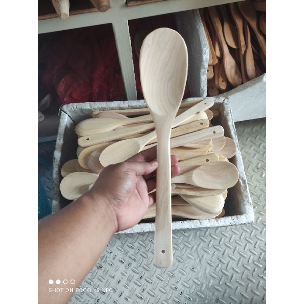 Sendok Sayur / Centong Panjang / Eros Kayu PINUS P35