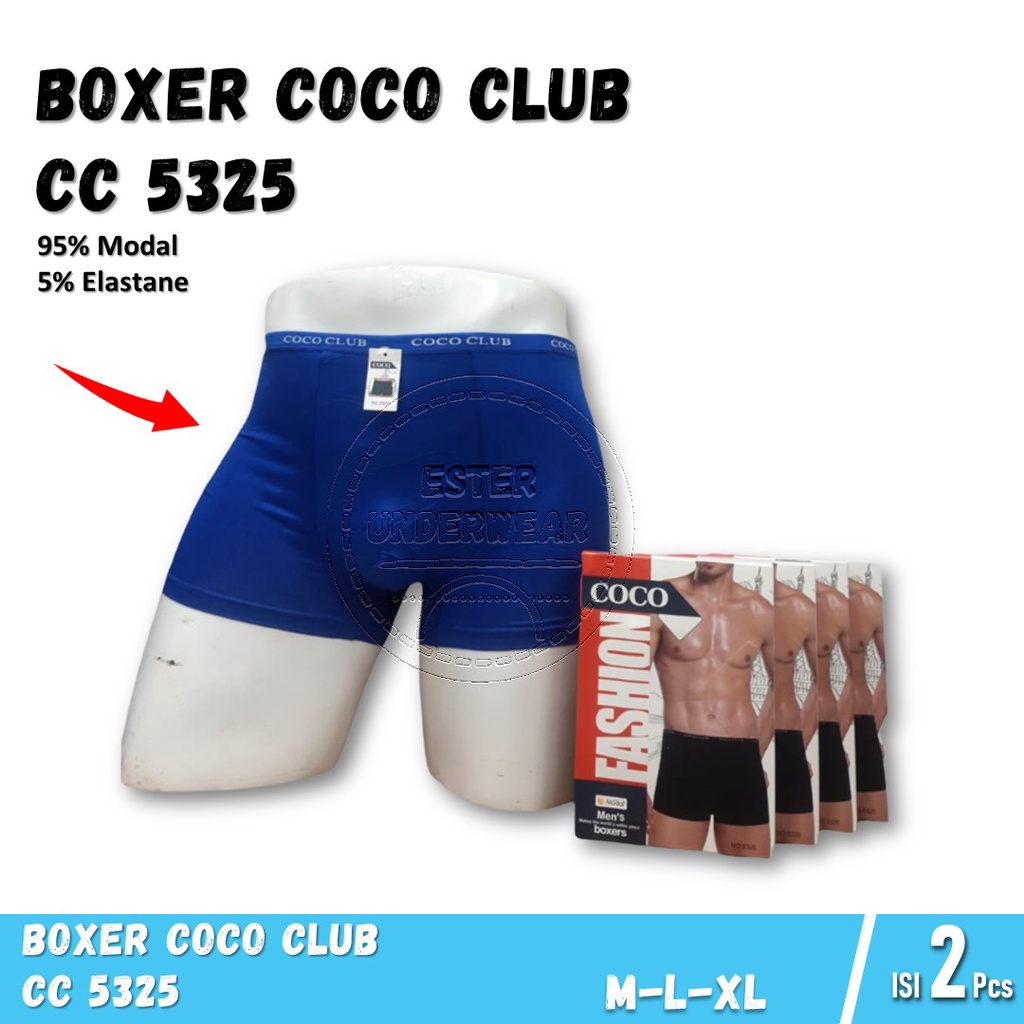 CELANA BOXER PRIA COCO cc5325 ISI-2 PCS