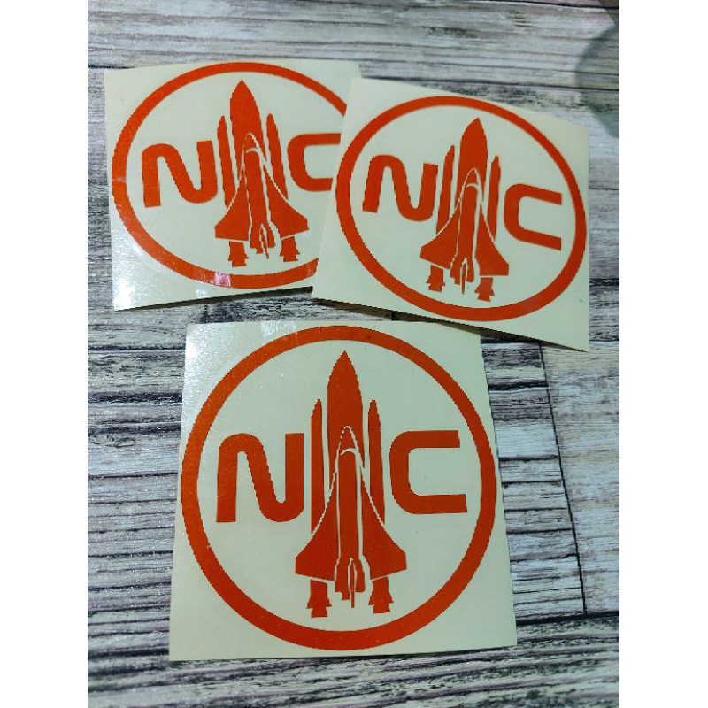 STICKER NASA CUTTING BULAT
