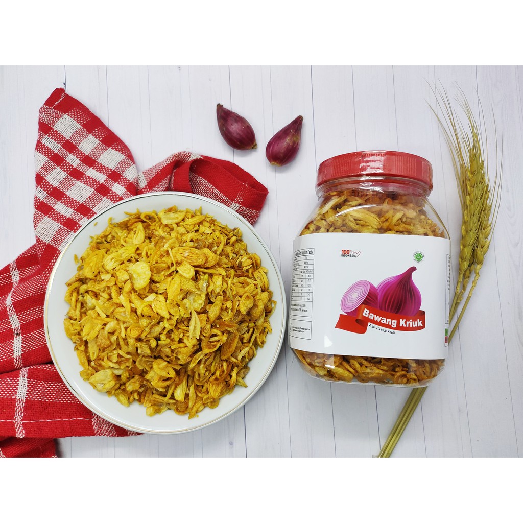 

BAWANG GORENG RENYAH BAWANG KRIUK RASA ORIGINAL 120GR BAWANG GORENG RENDAH KOLESTEROL