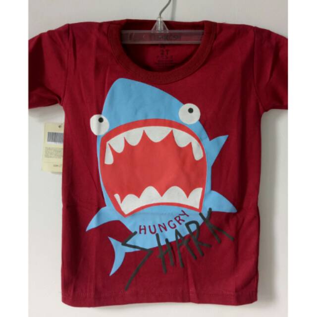 Kaos Anak Laki-Laki Oshkosh B'Gosh "Shark"