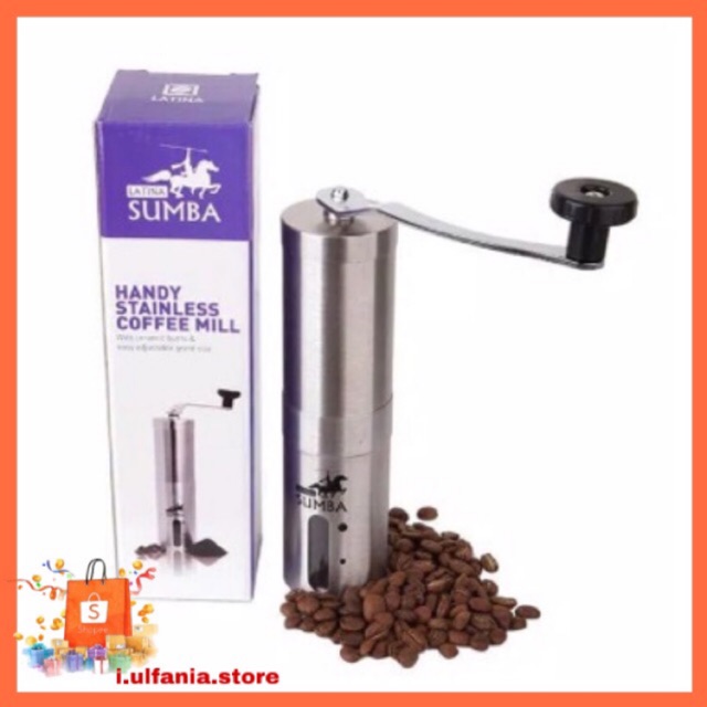 Grinder Kopi Manual Gilingan Kopi Grinder Coffee Latina Sumba