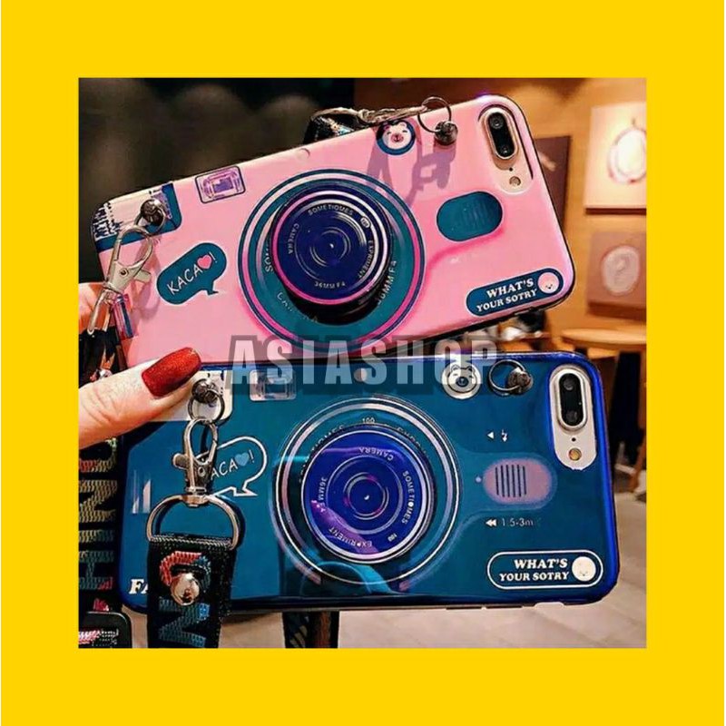 CASE CASING KAMERA+GANTUNGAN NEW REALME 7 7i 12 Narzo 20 Narzo 20 Pro !!