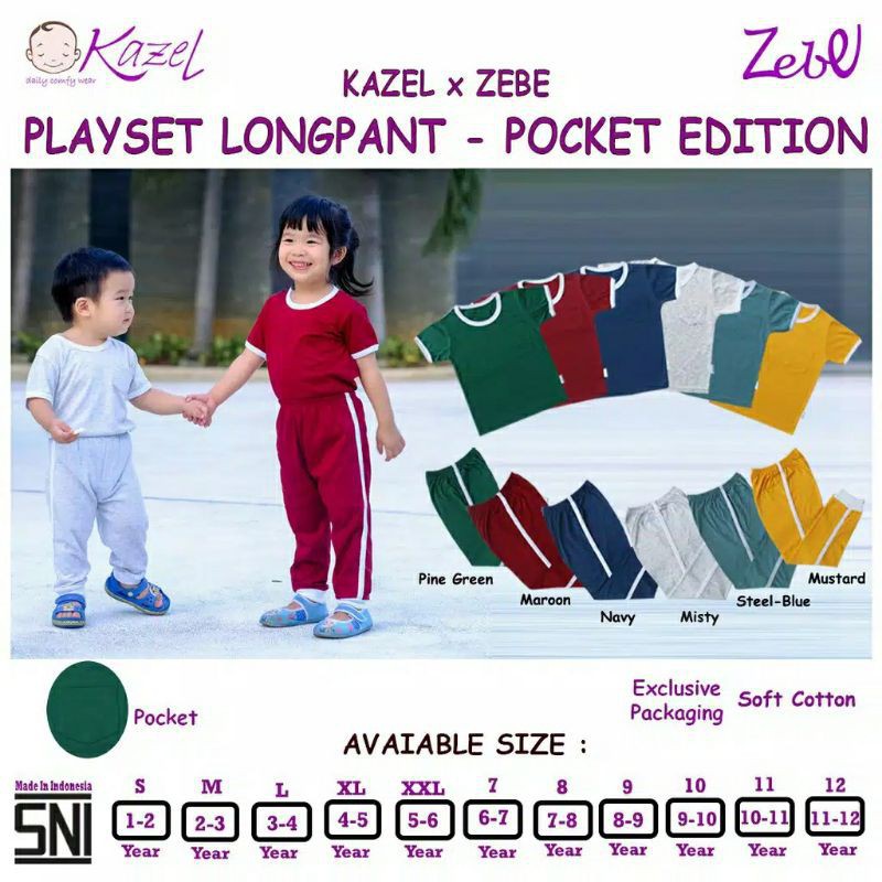 Kazel x Zebe Playset Longpants - Pocket Edition (S-XXL)