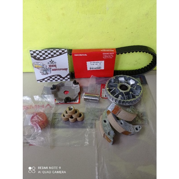 FULL SET PAKET HEMAT CVT HONDA VARIO 125 OLD/VARIO 125 FI OLD/KODE KZR