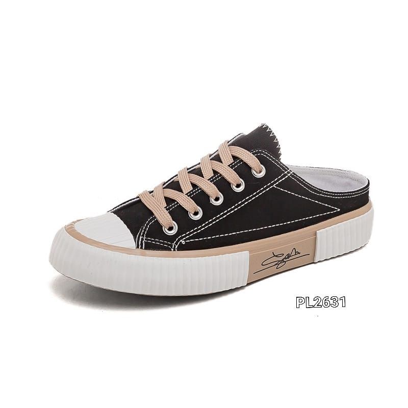 SEPATU SNEAKERS SLOP CANVAS IMPORT PL2631 SB