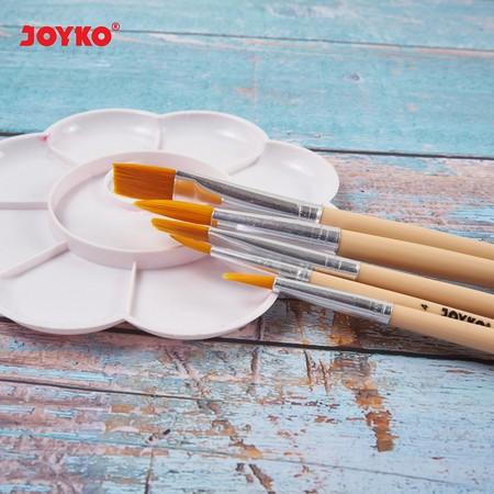 ( Set 3 -10 Pc ) JOYKO KUAS SET PAINTING BRUSH SET KUAS CAT AIR SET 5 BR-8 / SET 10 BR-9 / SET 3 BR-11