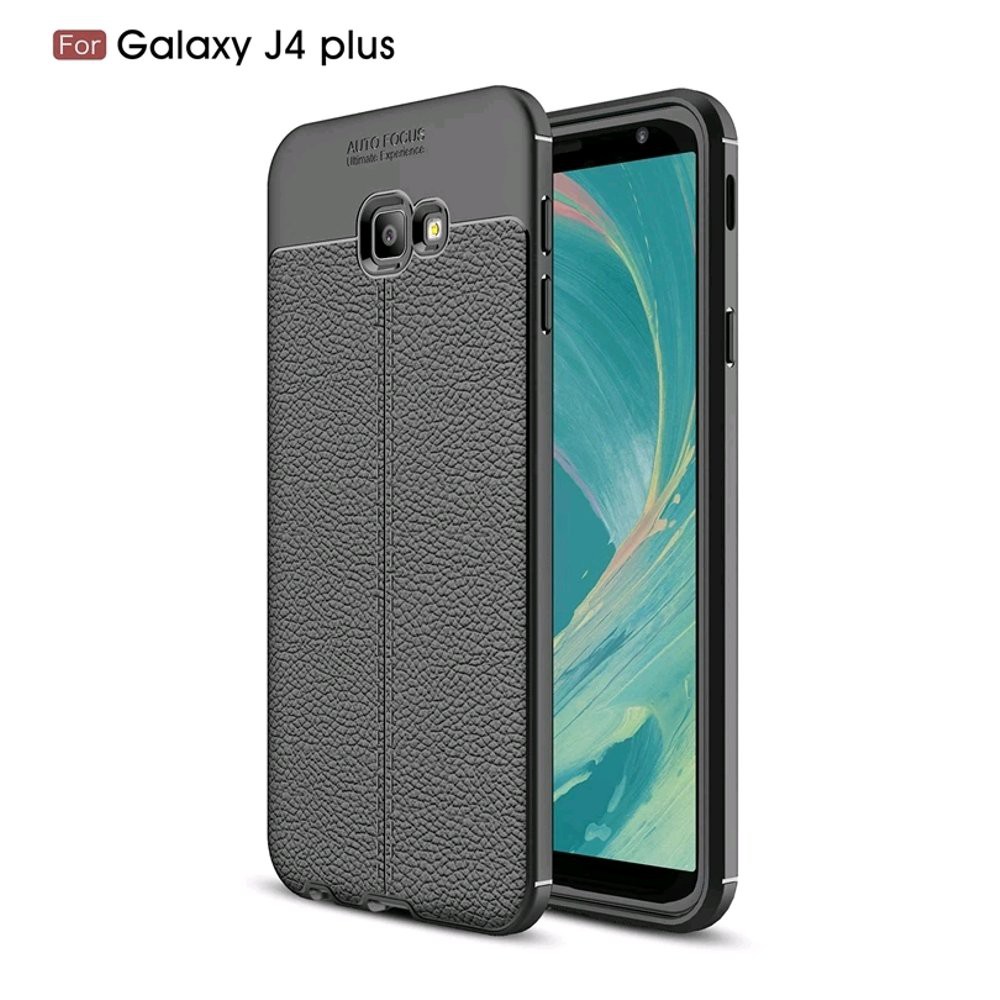 Case Autofocus Samsung J1 Ace J4 Plus J6 Plus Silikon Case Softcase Jelly Lembut  Hitam Black Elegant