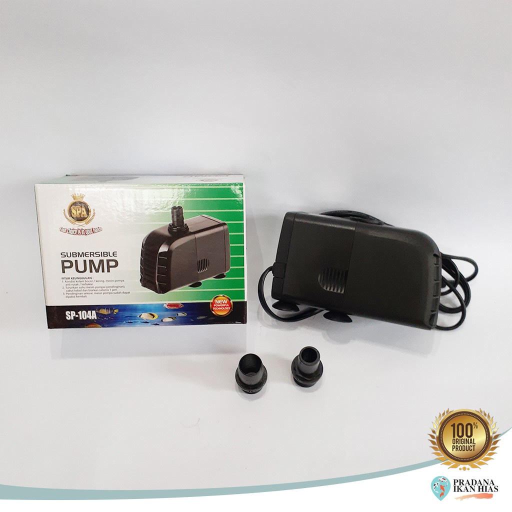 Pompa Air Aquarium Celup / Submersible Pump SPA SP-104A