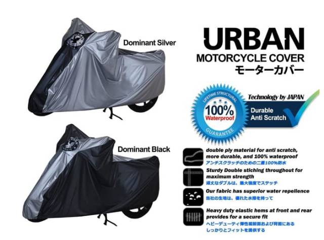 Cover Motor URBAN JUMBO NMAX PCX Sarung Motor Ninja Aerox Vario150 CBR Penutup Motor Anti Air &amp; UV