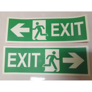 Rambu Sign Fosfor Glow In The Dark Jalur Evakuasi Rambu Sign Fosfor Glow In The Dark Jalur Evakuasi