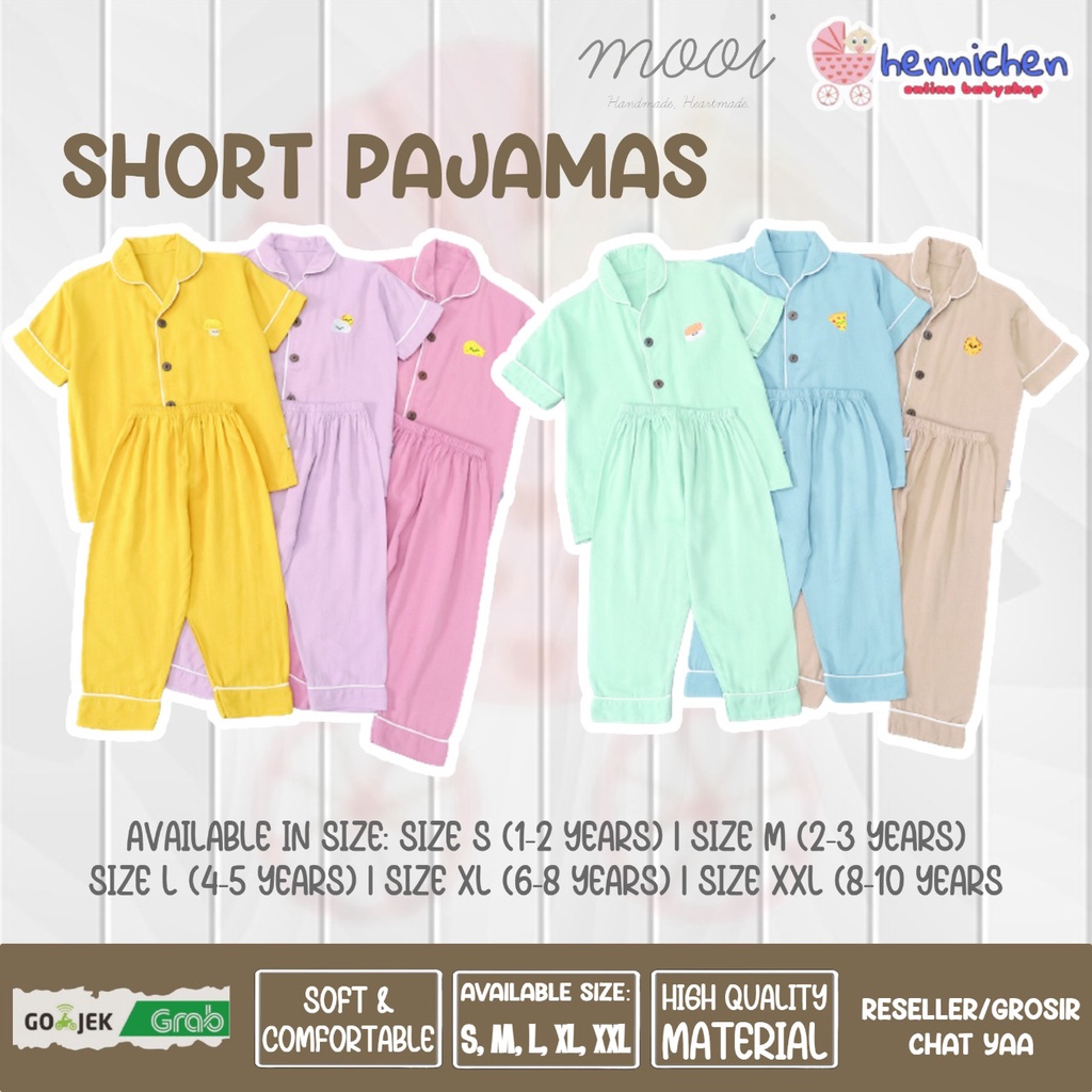 PROMO 7.7 PROMO BAJU LEBARAN MURAH MOOI Setelan Piyama Baju Tidur Ibu dan Anak Mom and Me Bamboo Viscose Bordir