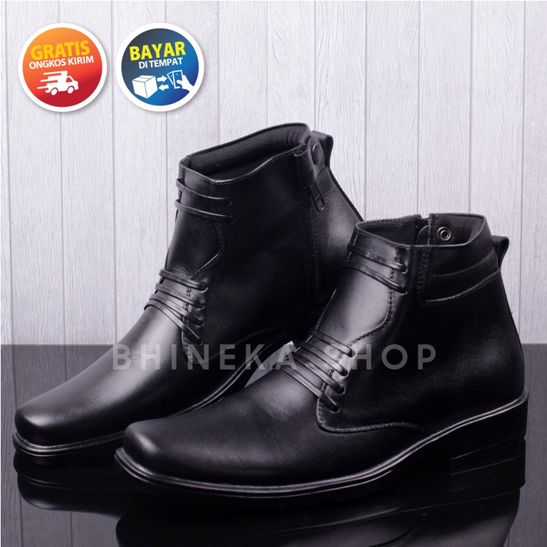 Sepatu Pdh Polri Tni Satpam Security Sepatu Dinas Kantor Instansi Pemerintahan