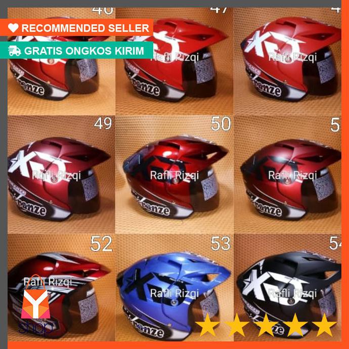 BAGUS BUKTIKAN  HELM MOTOR SNI UNTUK DEWASA PRIA ATAU WANITA