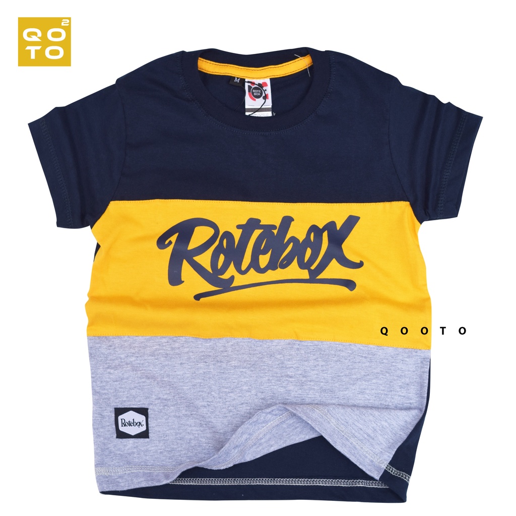 Rotebox Baju Kaos Distro Anak Laki Laki Umur 1-12 Tahun Bahan Cotton