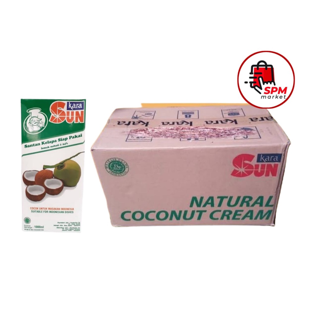 

Santan Kelapa Sun Kara 1000 ml 1 Dus isi 12 pcs