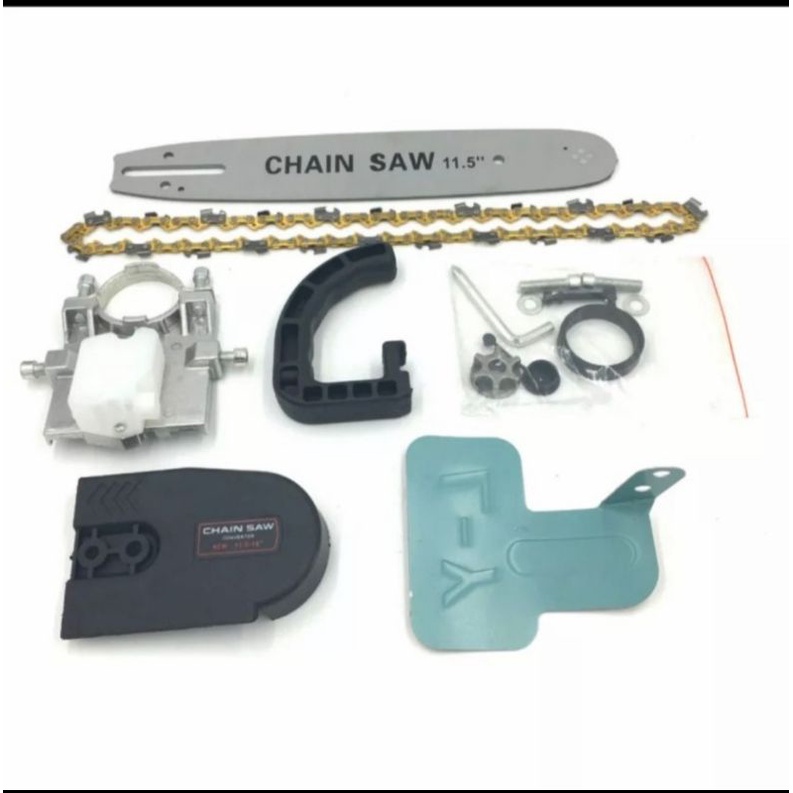 CHAIN SAW MINI CONVERTER GERINDA ADAPTOR CHAIN SAW GERGAJI KAYU