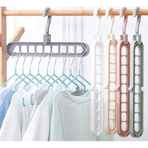 Hanger Holder Gantungan Pakaian 9 Lubang multifungsi