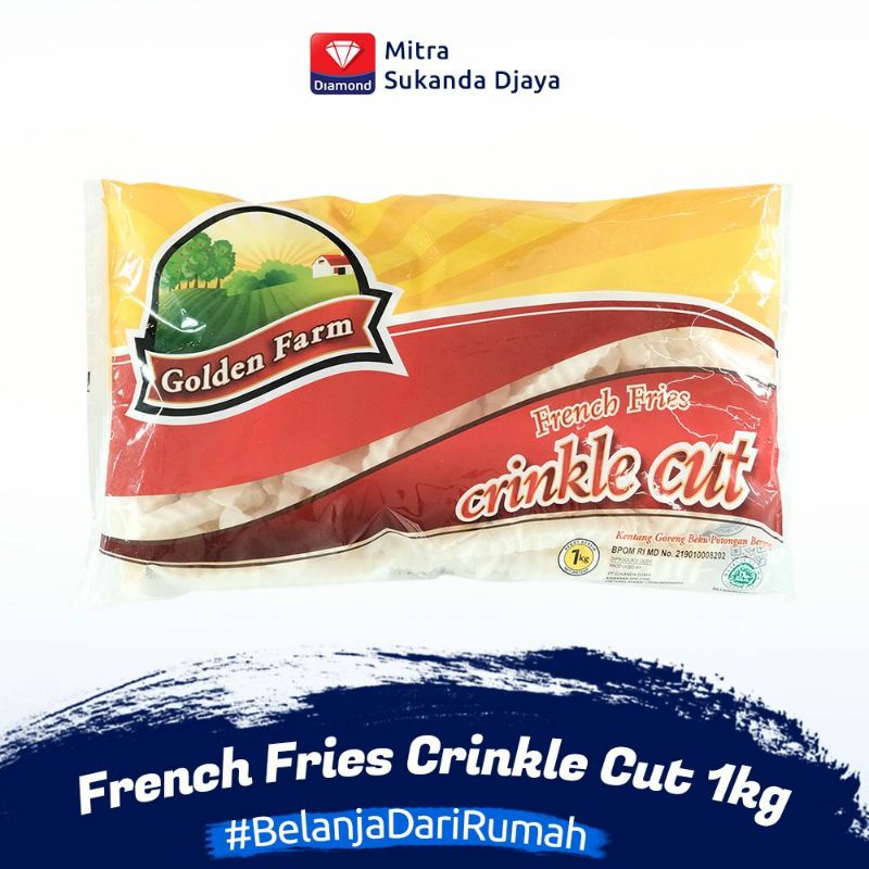 

GOLDEN FARM French Fries Crinkle Cut 1kg