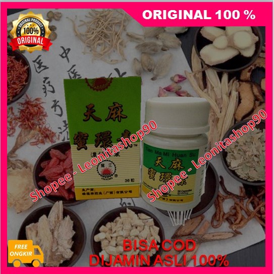 Ramuan Leluhur Cina Piatouteng Obat Herbal Ampuh Atasi Vertigo Keluhan Sakit Kepala dan Pusing 100% 