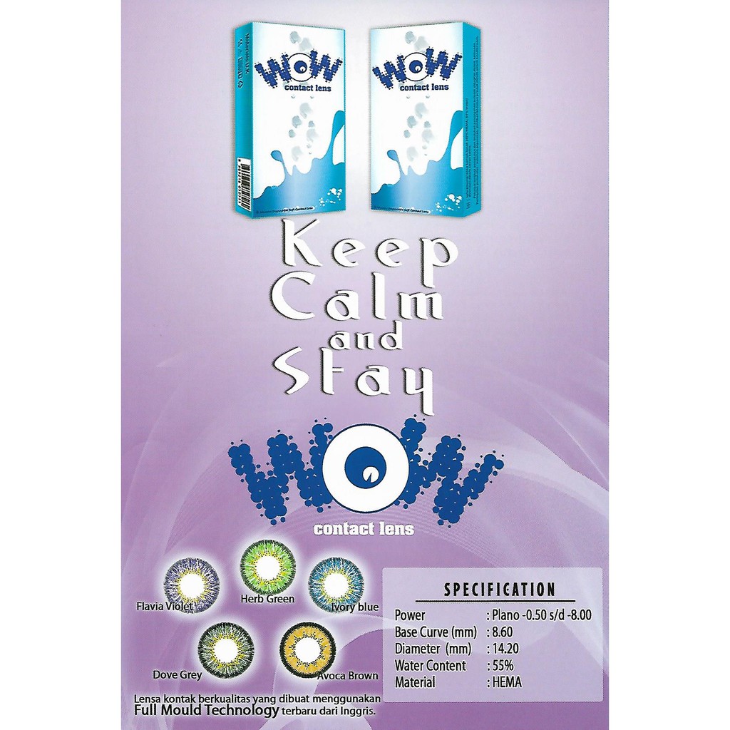 Softlens WOW [ Tuliskan Minus yang dipesan PO 2 hari ]