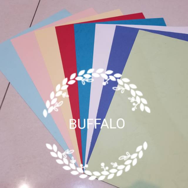 Kertas Karton Jeruk Buffalo TEBAL 210gr ukuran F4 Kertas Karton Jeruk Buffalo TEBAL 210gr ukuran F4