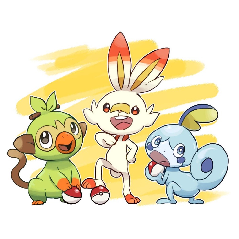 Needway  Lizard Scorbunny Sobble Grookey Sirfetch'd Rabbit Anime Plush Toys Cute Monkey Kids Toys Gifts Stuffed Doll