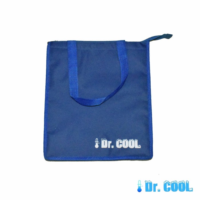 Dr Cool 28x13x32cm Tas Thermal Aluminium Cooler Bag Kurir Delivery Makanan Gofood Gosend  Pendingin Penyimpan Es Bekal