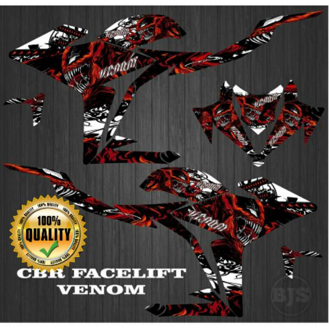 DECAL SEMI FULLBODY CBR150R FACELIFT VENOM STICKER