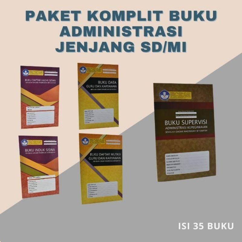 

BUKU JENJANG/TINGKAT SD/MI PAKET KOMPLIT BUKU ADMINISTRASI KURIKULUM 2013