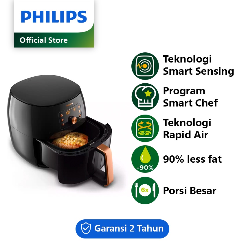 Philips XXL Airfryer HD9860/90 Free Food Container