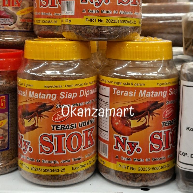 

Ny Siok Terasi Udang Toples 150gr