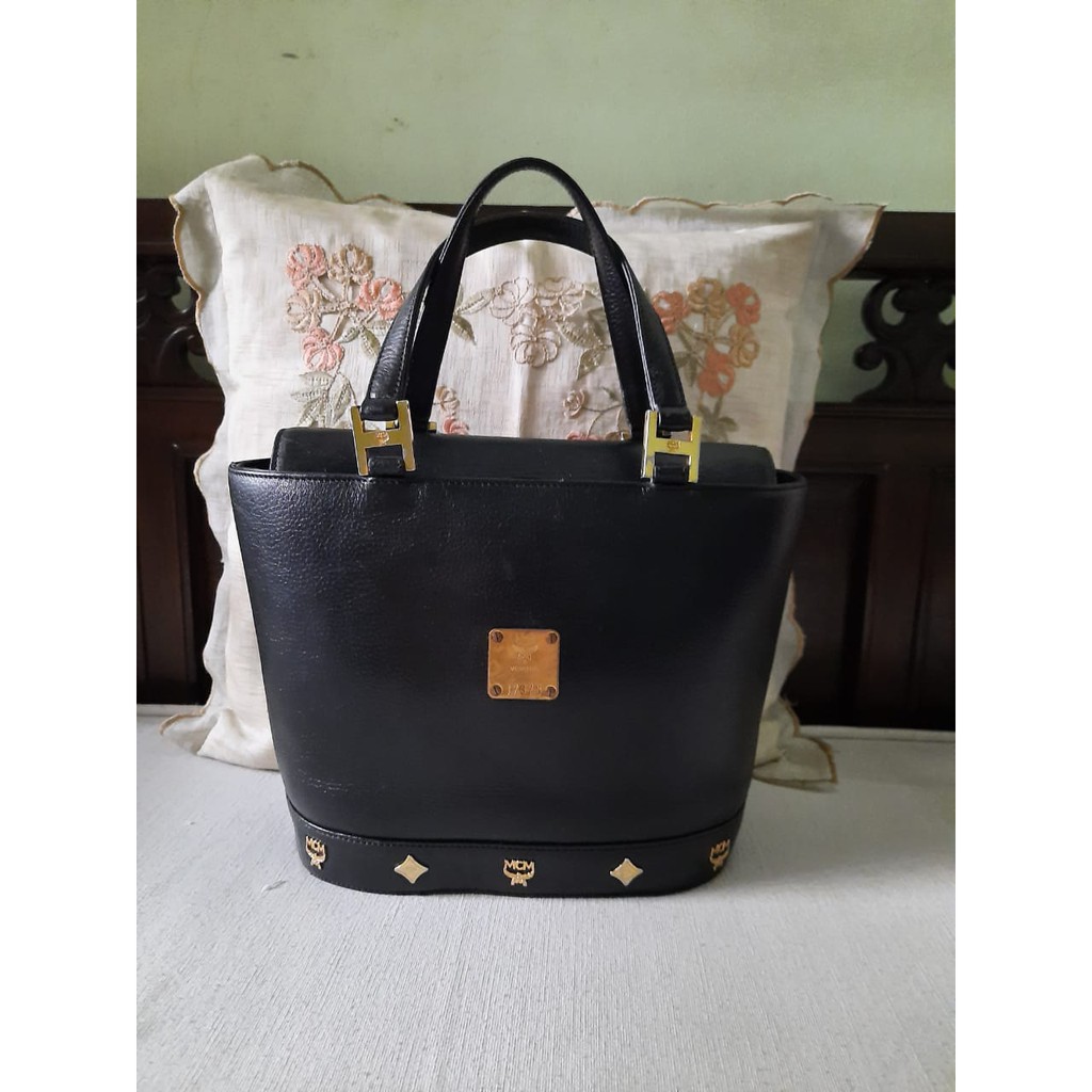 Tas Wanita Branded Second MCM Top Handle