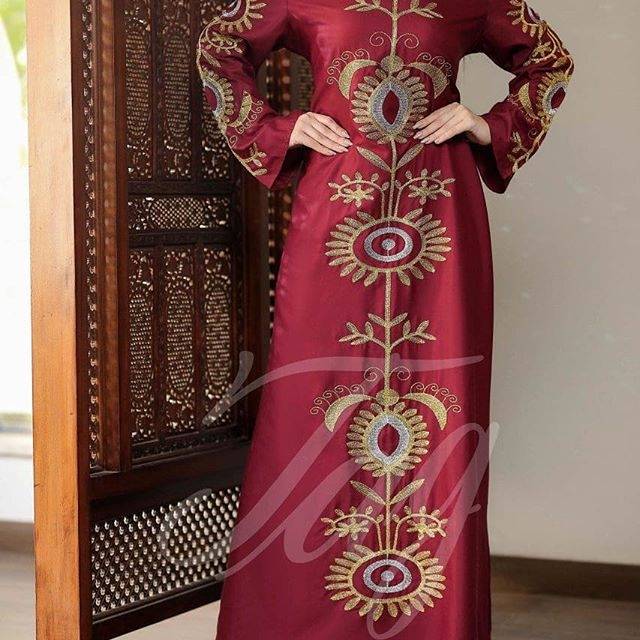 Gamis mesir maroon