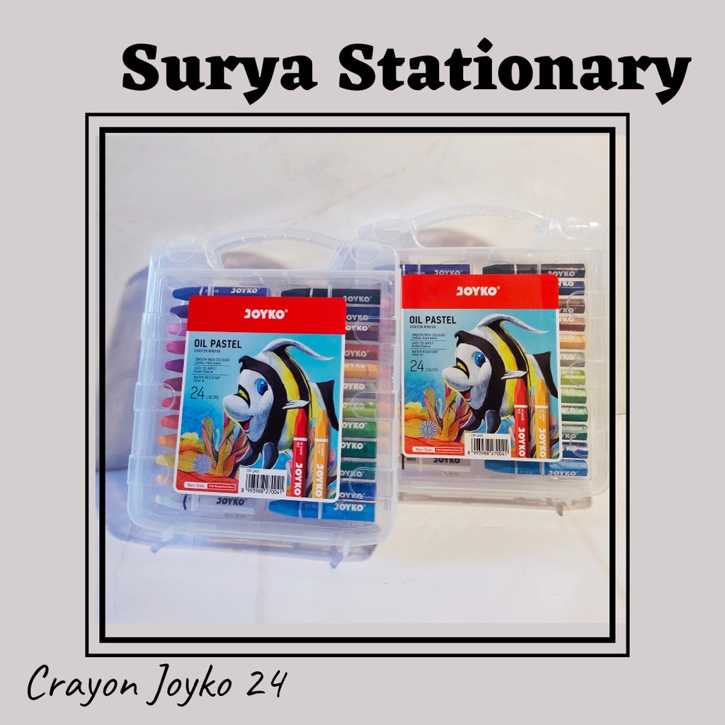

(SET) Crayon Joyko 24 / Krayon Joyko 24 Warna