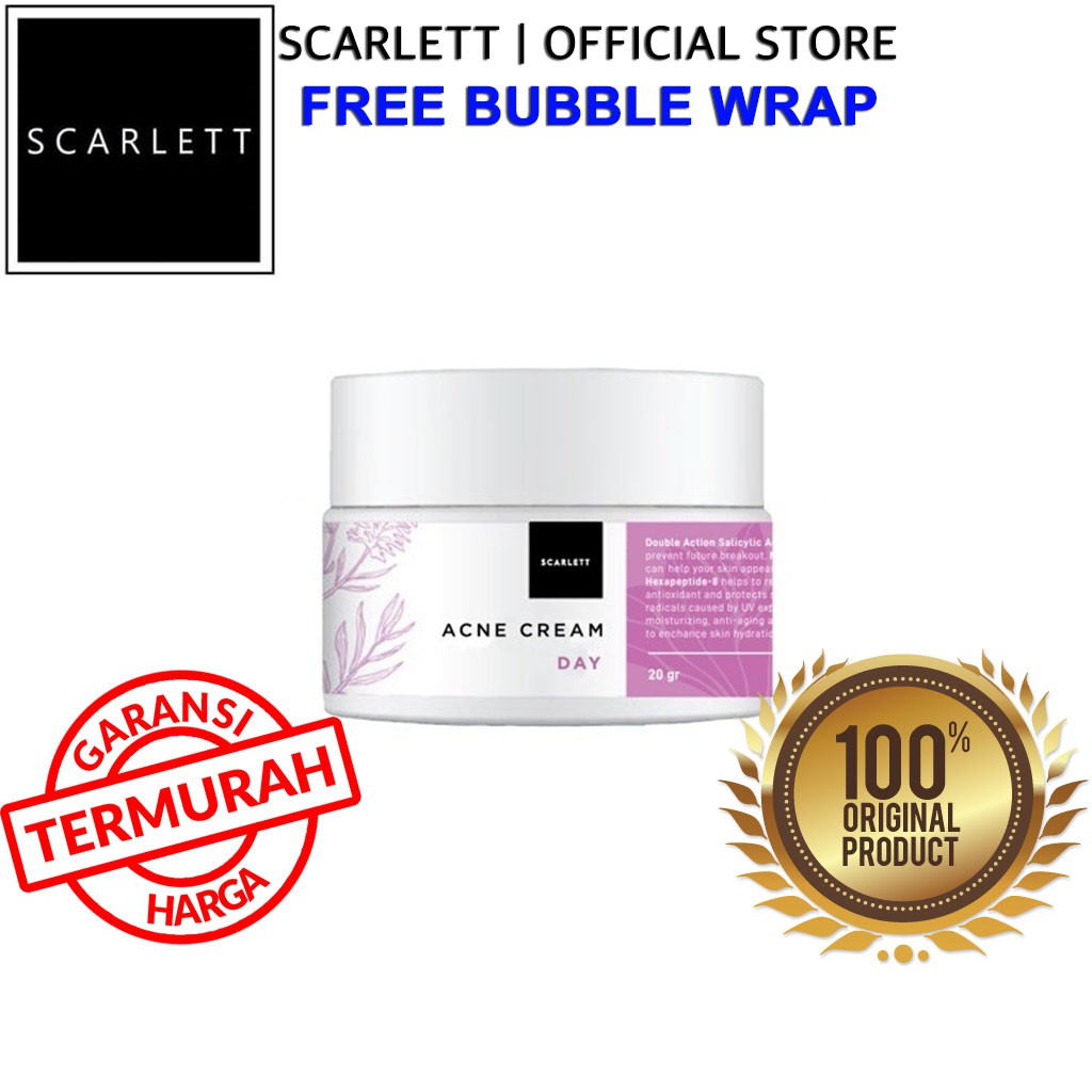 Scarlett Whitening Acne Day Cream