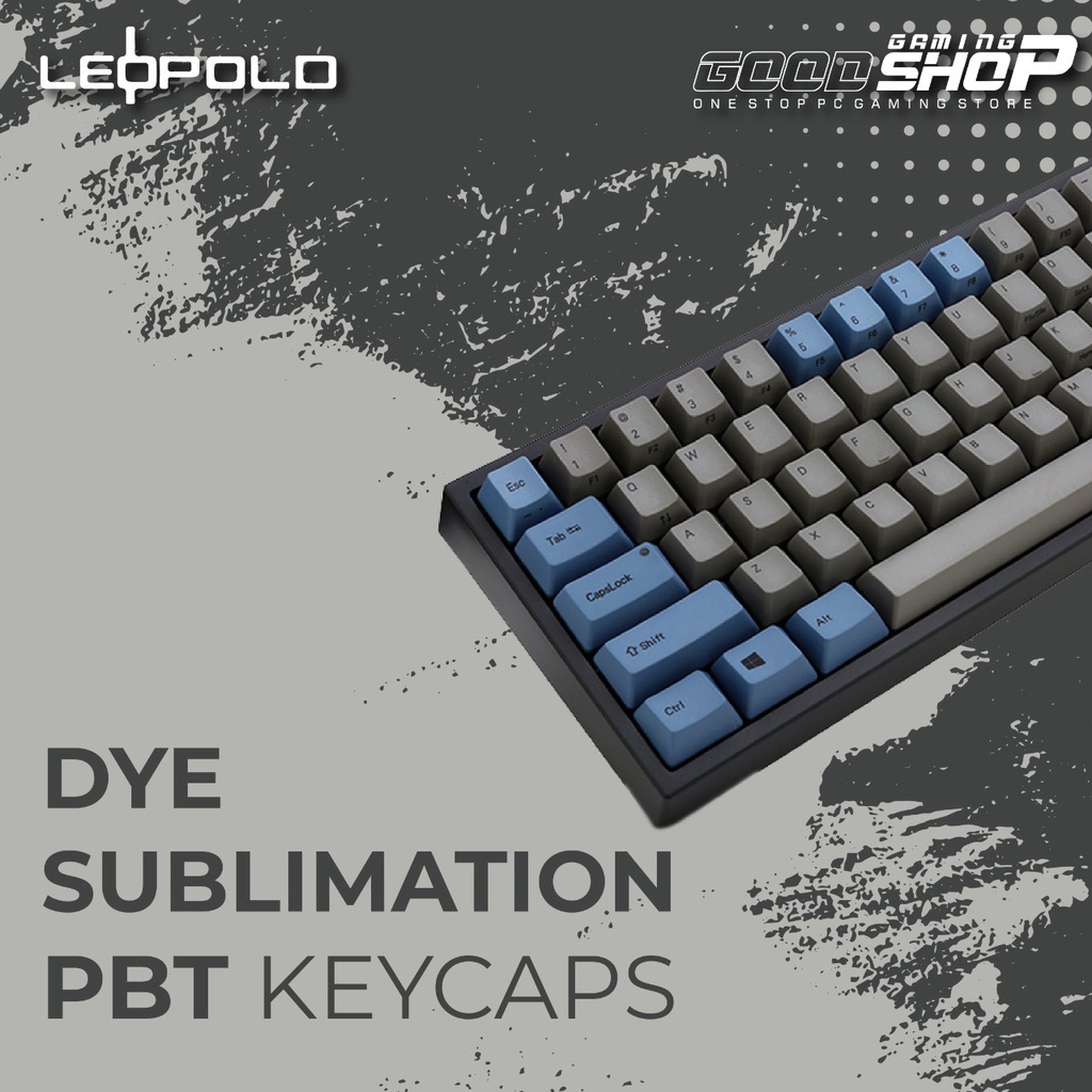 Leopold FC660C Grey / Blue Dye Sub PBT - Mechanical Gaming Keyboard