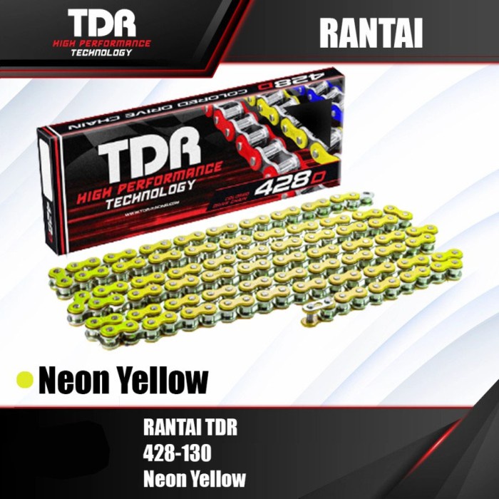 Gear Set TDR Rantai Yellow Yamaha Jupiter z Vega Jupiter mx Rx King Original