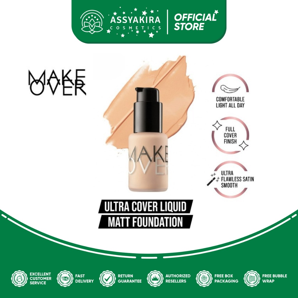 Make Over Ultra Cover Liquid Matt Foundation 33ml