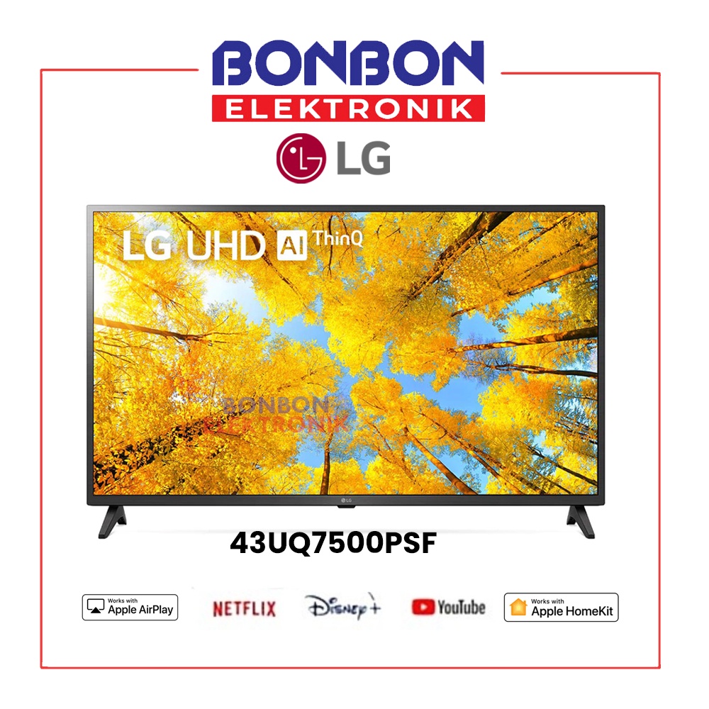 LG LED TV 43UQ7500PSF 43 inch SMART DIGITAL TV UHD 4K HDR / 43UQ7500