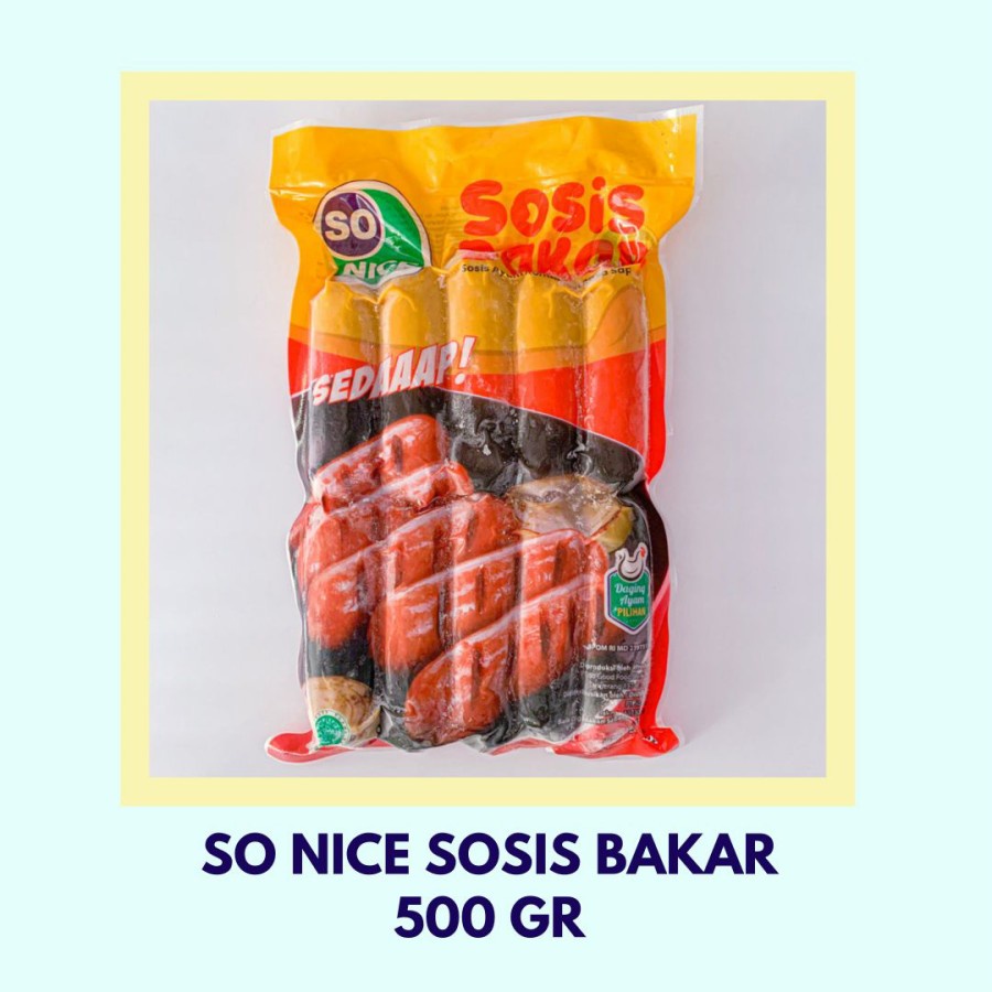 

So Nice, Sosis Bakar 500 gr (10 pcs)