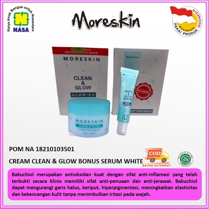 Moreskin Clean and Glow Free Serum