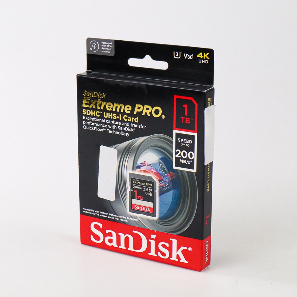 Sandisk SD Card Extreme Pro V30 U3 4K 1TB - SDSDXXD-1T00