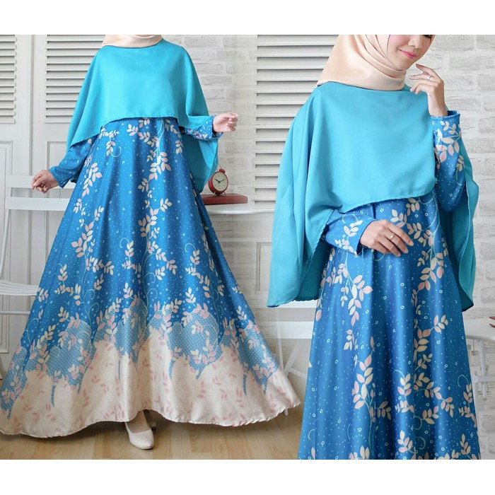 GAMIS SYARI ANNAJAH CAPUCCINO 900GR 110 140 ALLSIZE GAMIS SYARI BUSUI CADAR CREPE HQ POLOS MURAH I.