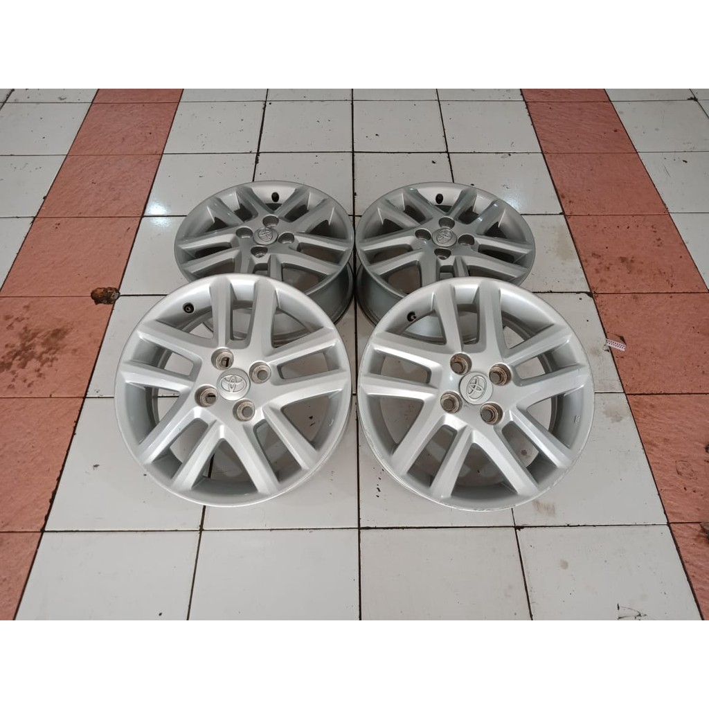 Velg Bekas Oem Corolla Ring 15 Bisa Untuk Vios Yaris Ayla Sigra Sirion