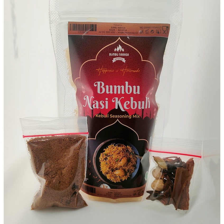 

BUMBU NASI KEBULI INSTANT + BERAS BASMATI SPECIAL - NARASA [BARU] PROMO