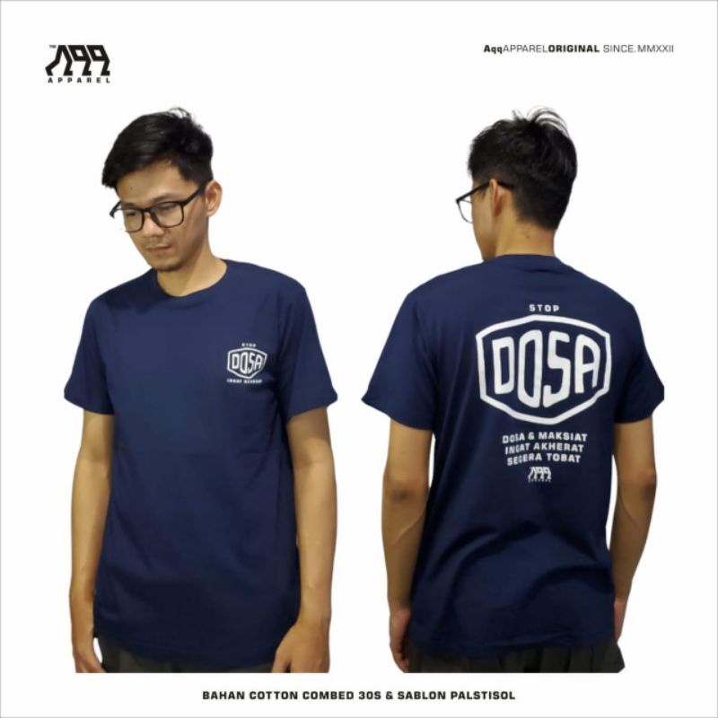 RLY Kaos Sunnah-Dosa/ Kaos Distro Premium/cotton combet